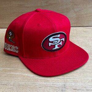MITCHELL & NESS SAN FRANCISCO 49ER’S FAITHFUL TO THE BAY TEAM ORIGINS HAT NEW